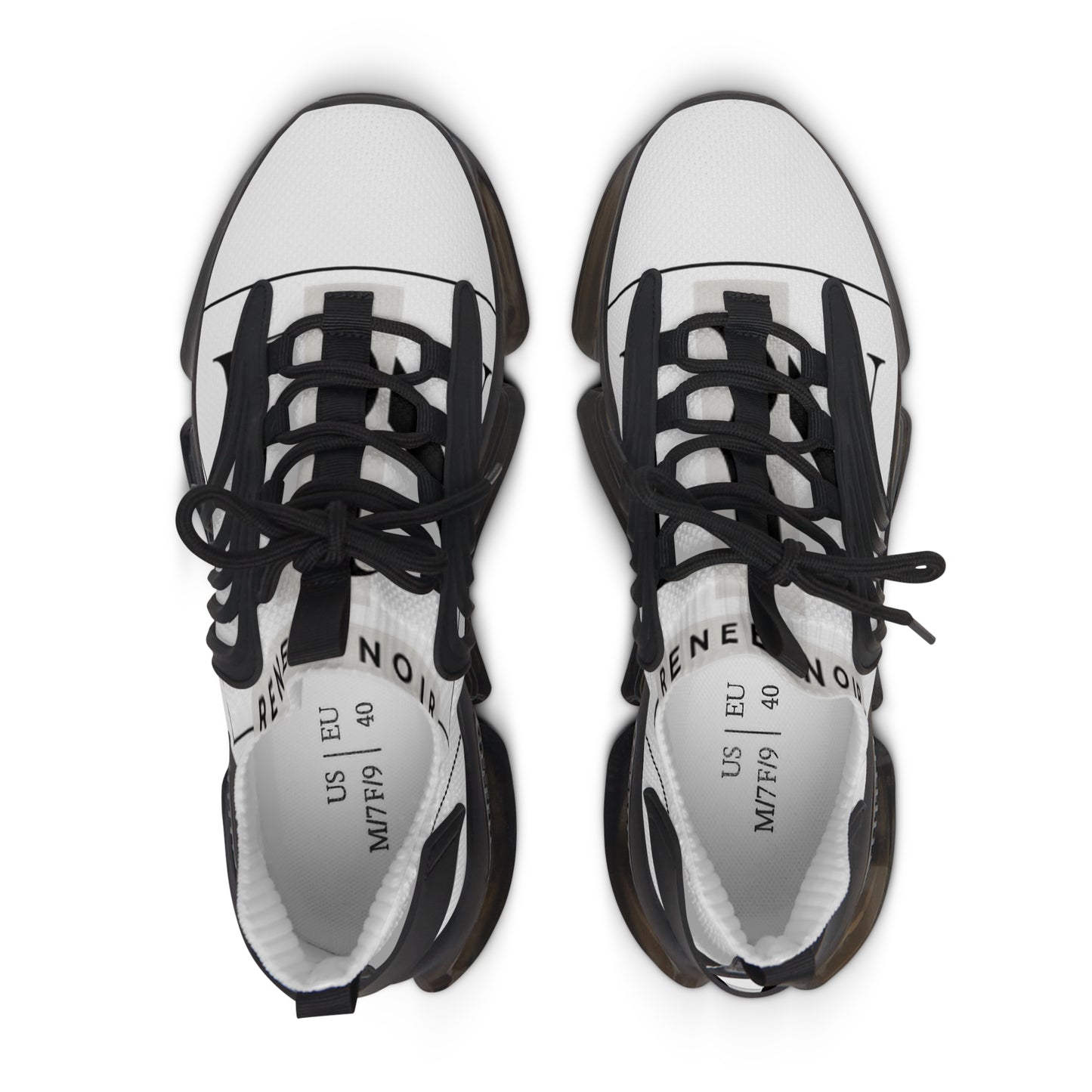 Women's Renee Noir Original Sneakers — Lightweight Breathable Fashion Trainers with Color-Splash Sole