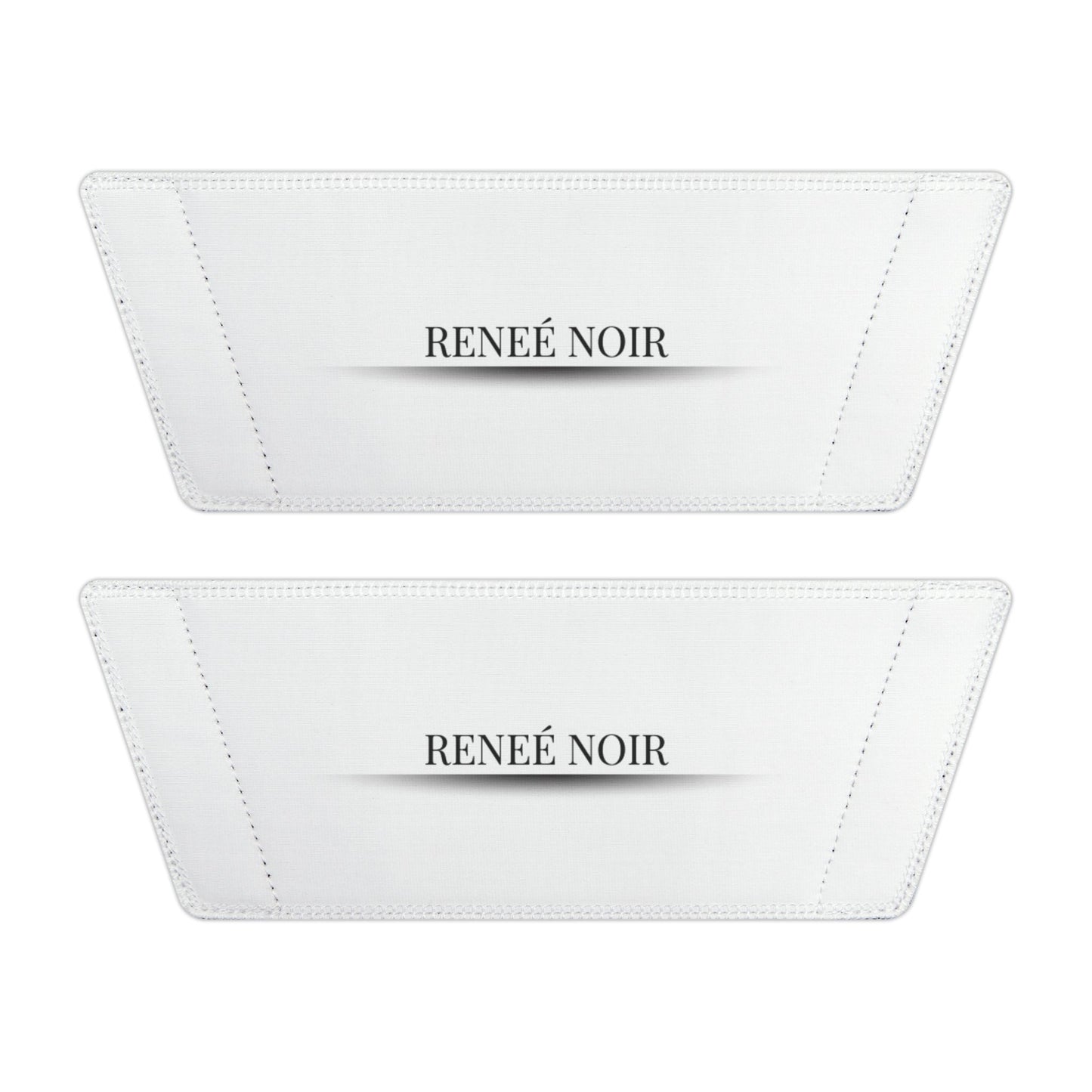 Men's White Slide Sandals — Removable-Strap Casual Pool & Beach Slides-Renee Noir Original