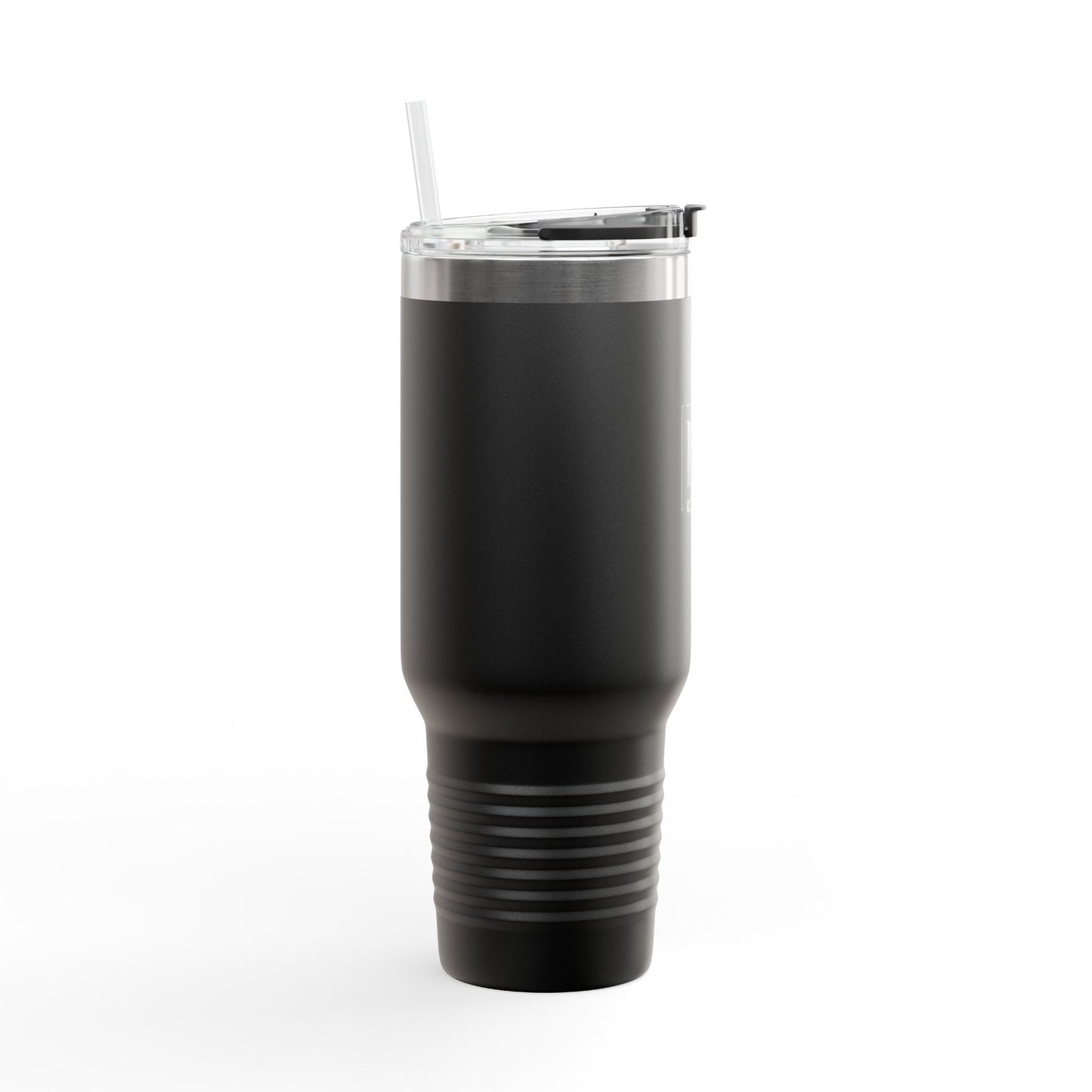 Renee Noir 40oz Vacuum-Insulated Travel Mug – Stainless Steel with Handle & Straw