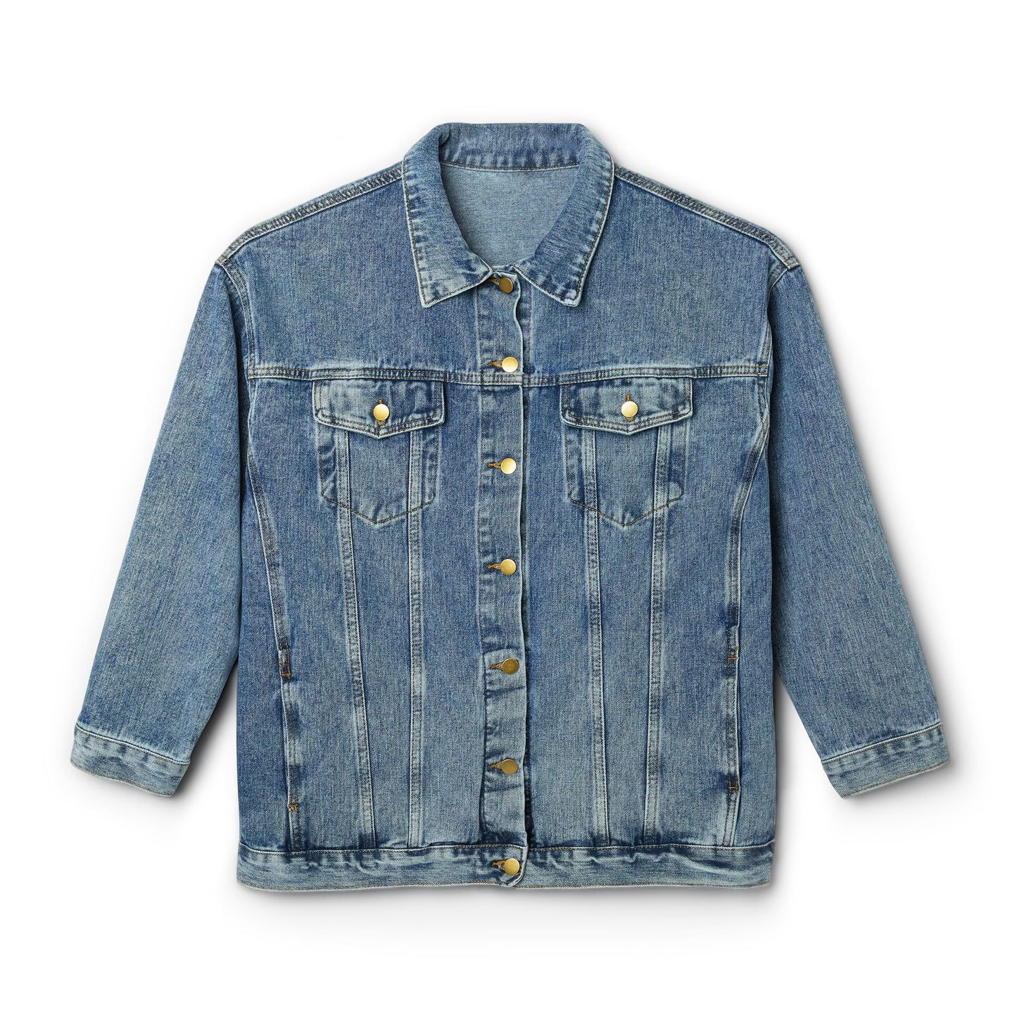 Renee Noir Women’s Denim Jacket – Classic Jean Jacket