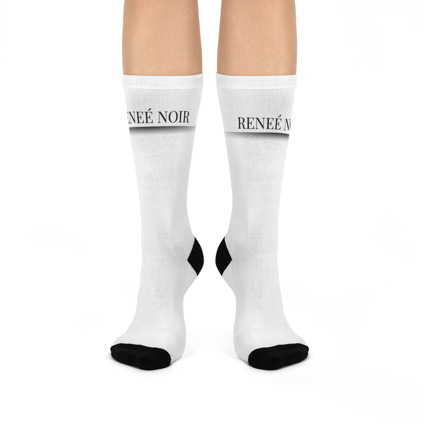 Renee Noir Cushioned Crew Socks – Comfortable Athletic Socks