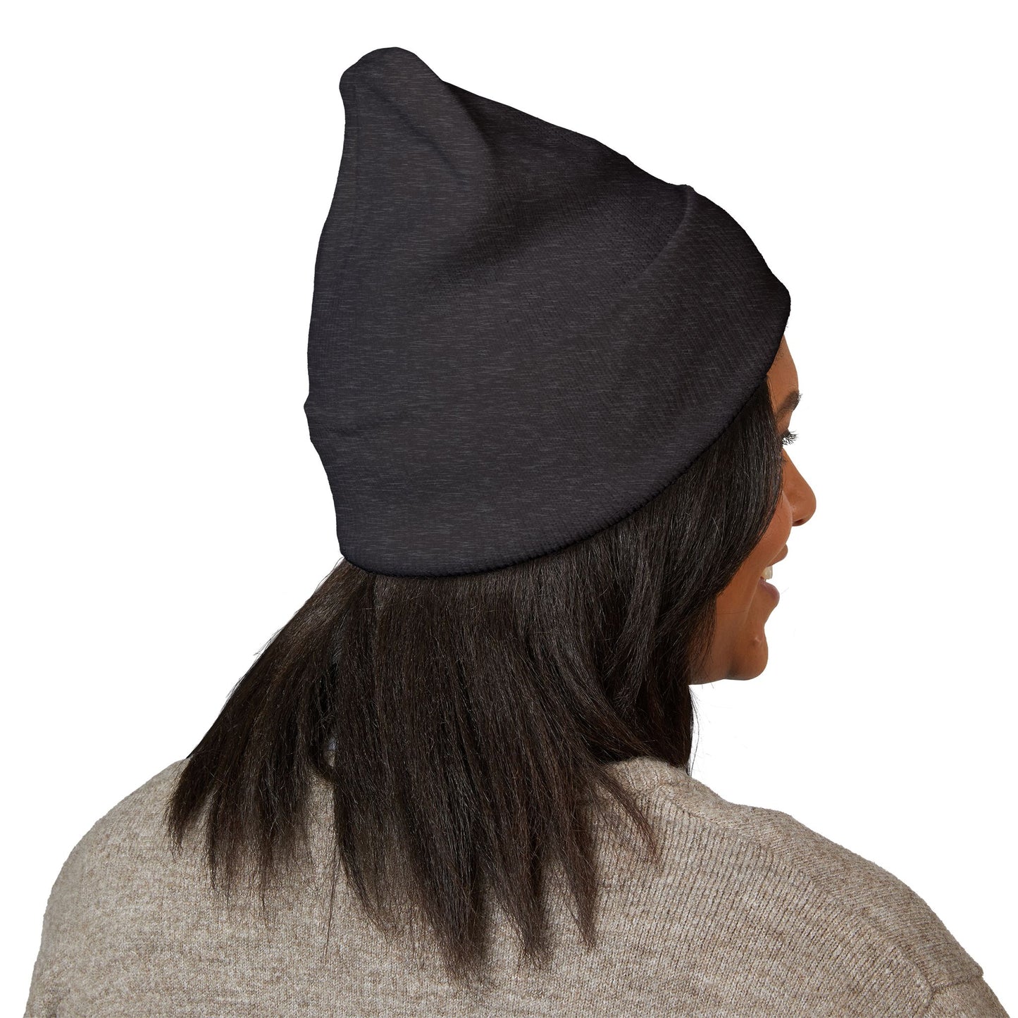 Embroidered 'IN' Classic Cuffed Beanie —Renee Noir-Hat