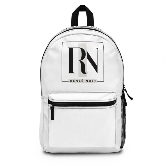 Renee Noir Original Backpack - Minimalist White Everyday Bag