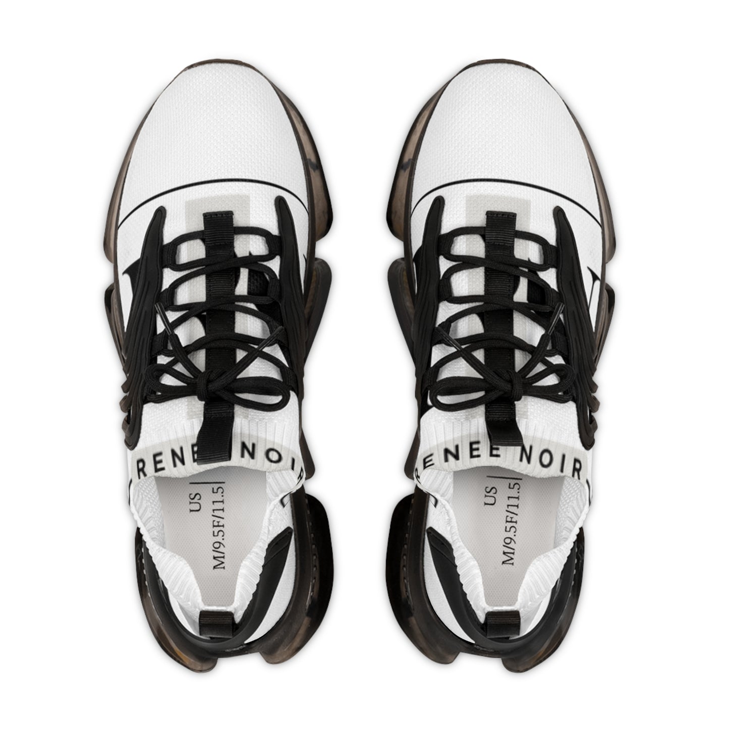 Men's Breathable Renee Noir-Original Sneakers — Lightweight Athletic Shoes with Cushioned Sole