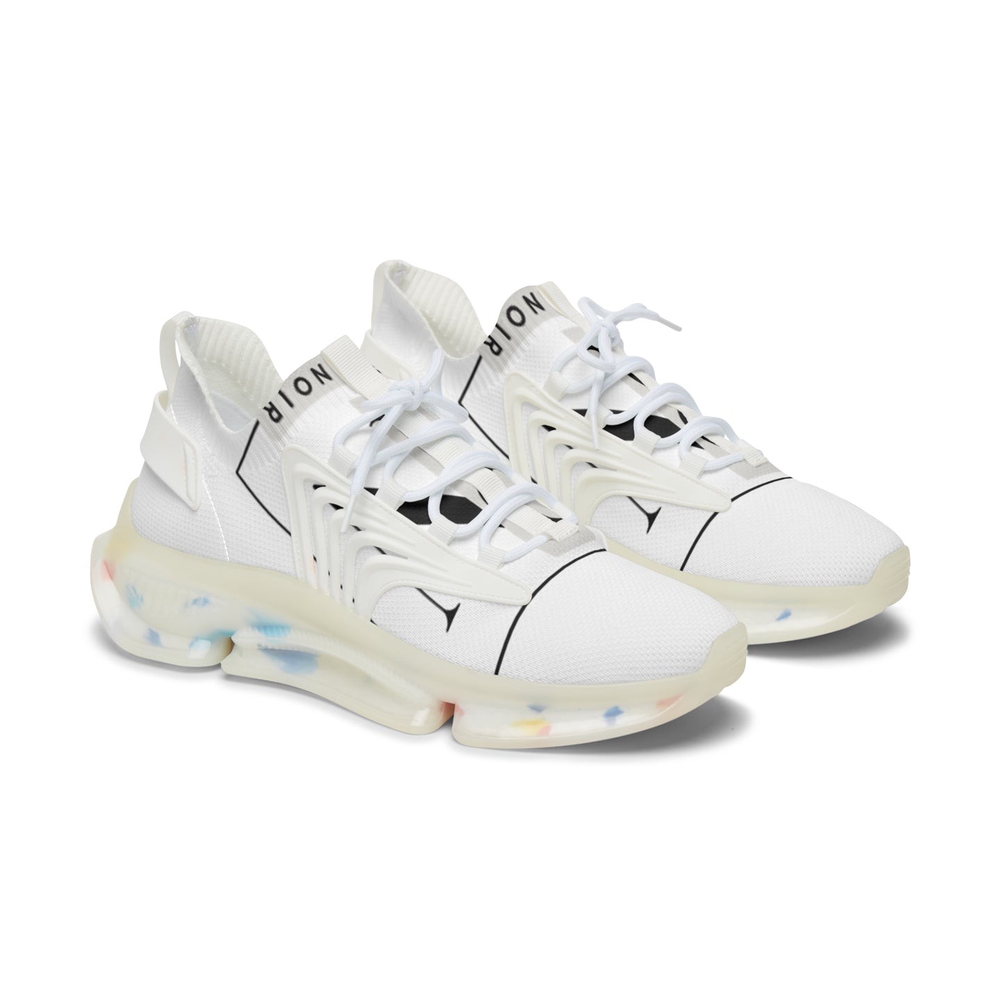 Women's Renee Noir Original Sneakers — Lightweight Breathable Fashion Trainers with Color-Splash Sole