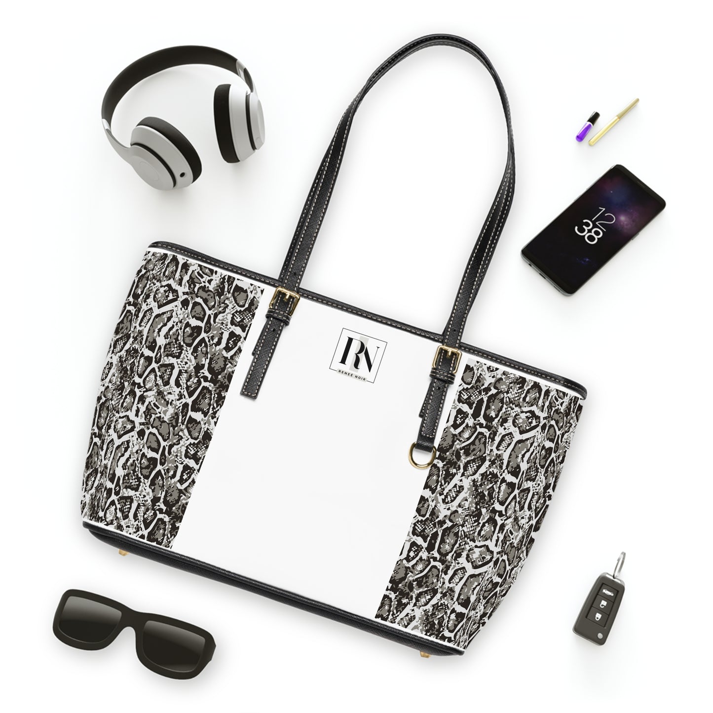 Renee Noir® Leopard Tote Bag – Premium Everyday Shoulder Bag