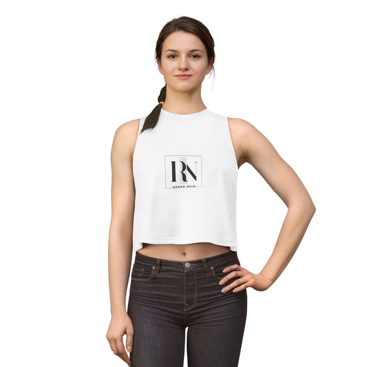 Renee Noir Women’s Crop Top – Minimal Graphic Tank