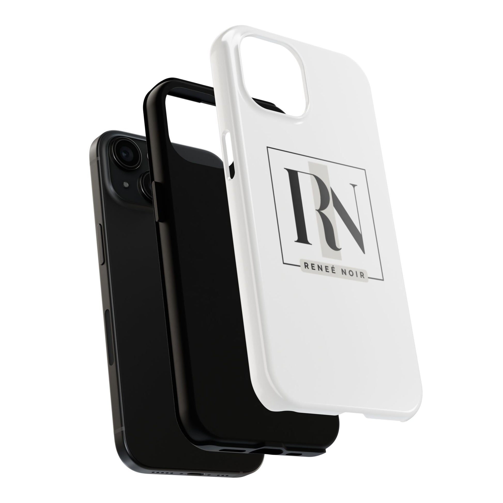 Back view of Renee Noir Minimalist Protective Phone Case – precise cutouts and protective material