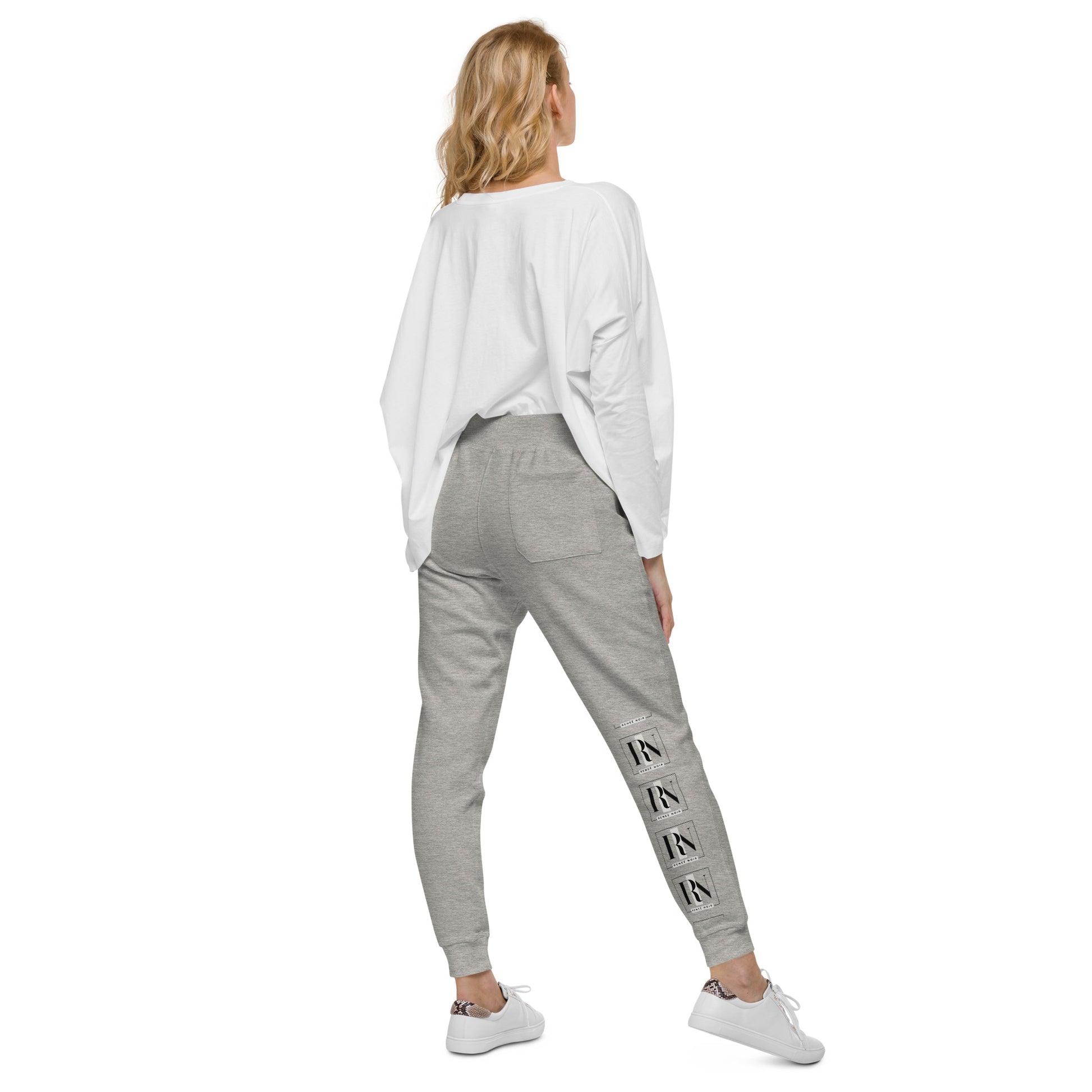  Back view Sweatpants in carbon-grey– comfortable and soft, for men and women, Renee Noir Original